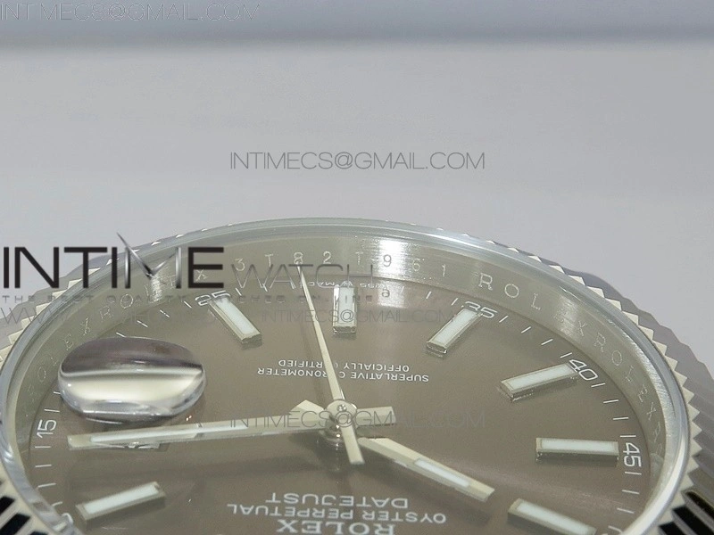 DateJust 41 126334 SS BP 1:1 Best Edition New Version Gray Dial on Jubilee Bracelet