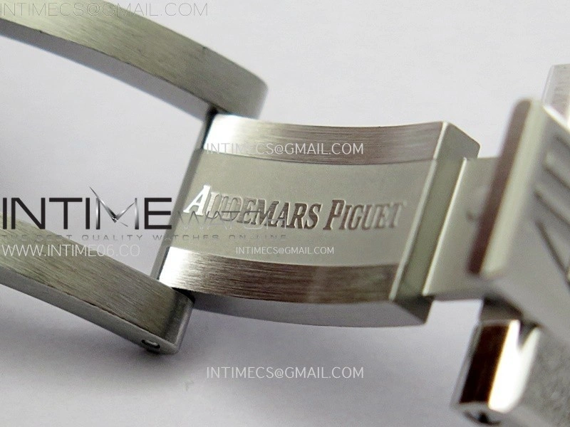 Royal Oak 41mm 15410 Frosted SS APSF 1:1 Best Edition Gray Textured Dial on SS Bracelet SA3120 Super Clone