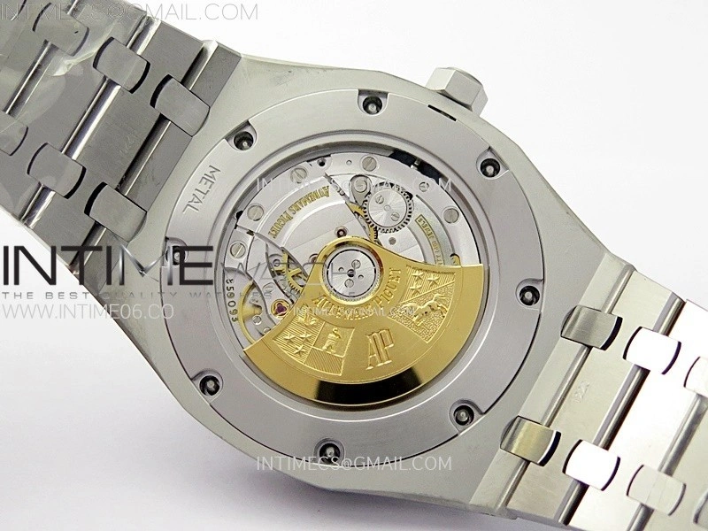 Royal Oak 41mm 15410 Frosted SS APSF 1:1 Best Edition Gray Textured Dial on SS Bracelet SA3120 Super Clone