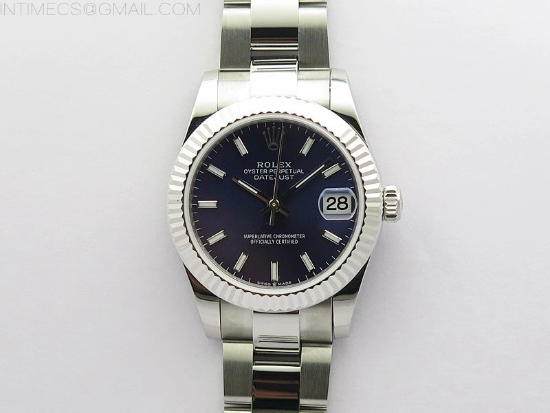 Datejust 31mm 278273 SS BP Best Edition Blue Stick Markers Dial on Oyster Bracelet