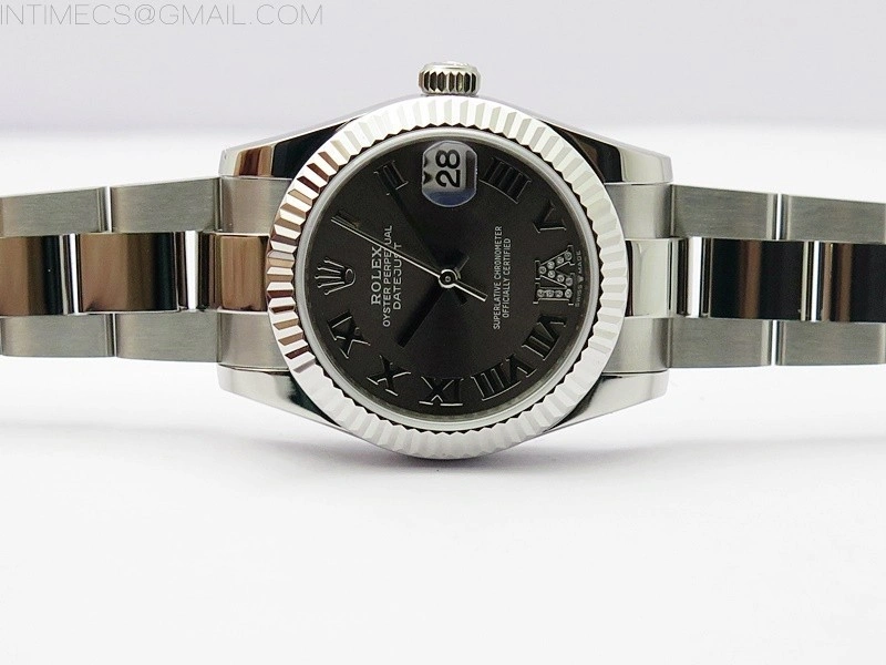 Datejust 31mm 278273 SS BP Best Edition Gray Roman Markers Dial on Oyster Bracelet
