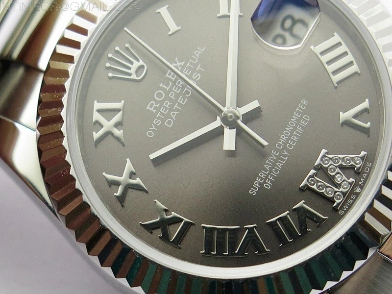 Datejust 31mm 278273 SS BP Best Edition Gray Roman Markers Dial on Oyster Bracelet