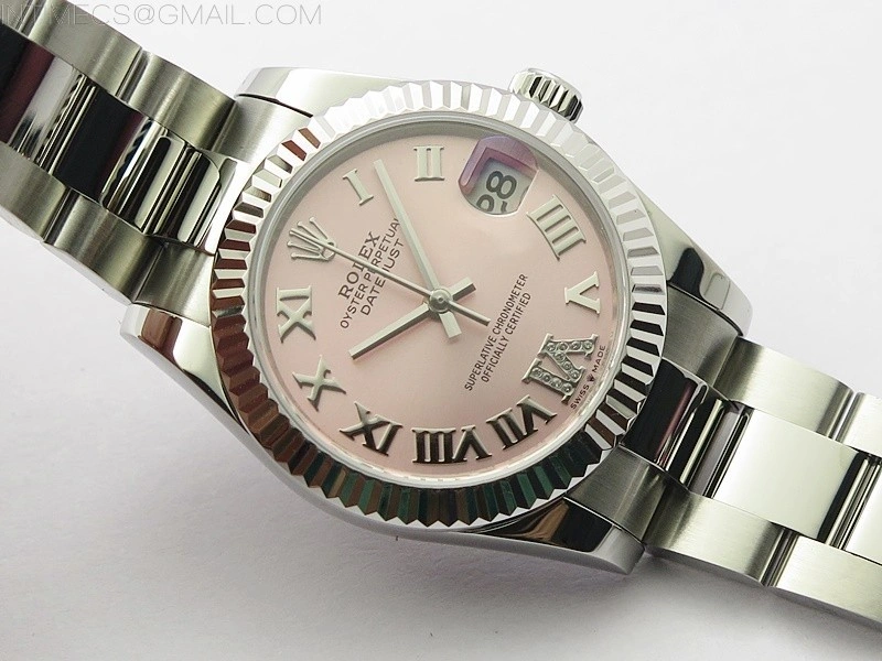 Datejust 31mm 278273 SS BP Best Edition Pink Roman Markers Dial on Oyster Bracelet