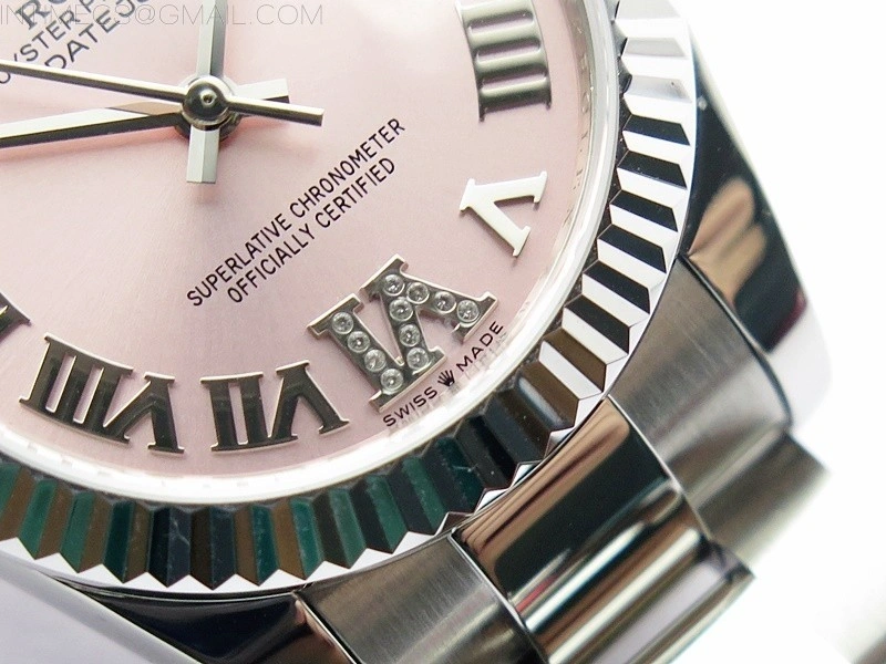 Datejust 31mm 278273 SS BP Best Edition Pink Roman Markers Dial on Oyster Bracelet