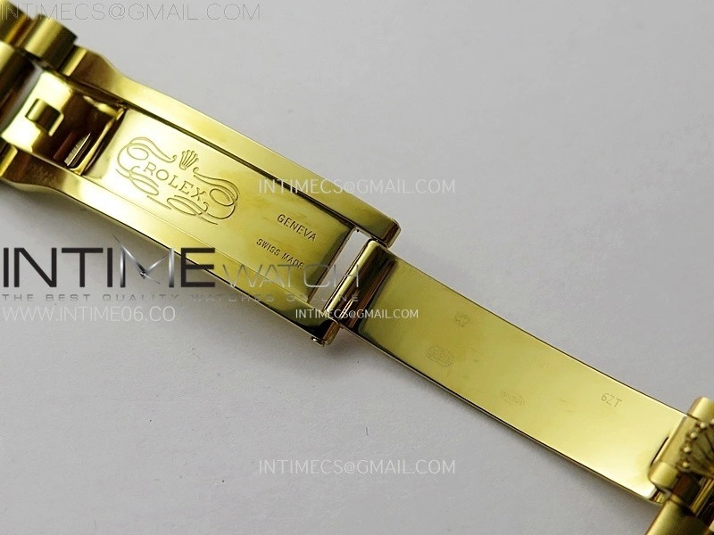 Day Date 36mm Gain Weight YG tungsten APSF 1:1 Best Edition White Dial Roman Markers on SS President Bracelet A3255