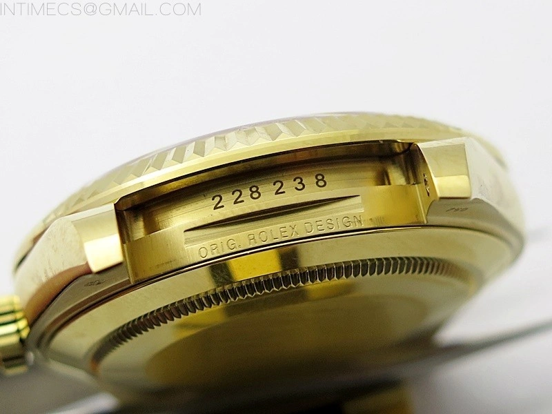 Day Date 40mm 228238 Gain Weight YG tungsten APSF 1:1 Best Edition White Dial Roman Markers on YG President Bracelet A2836