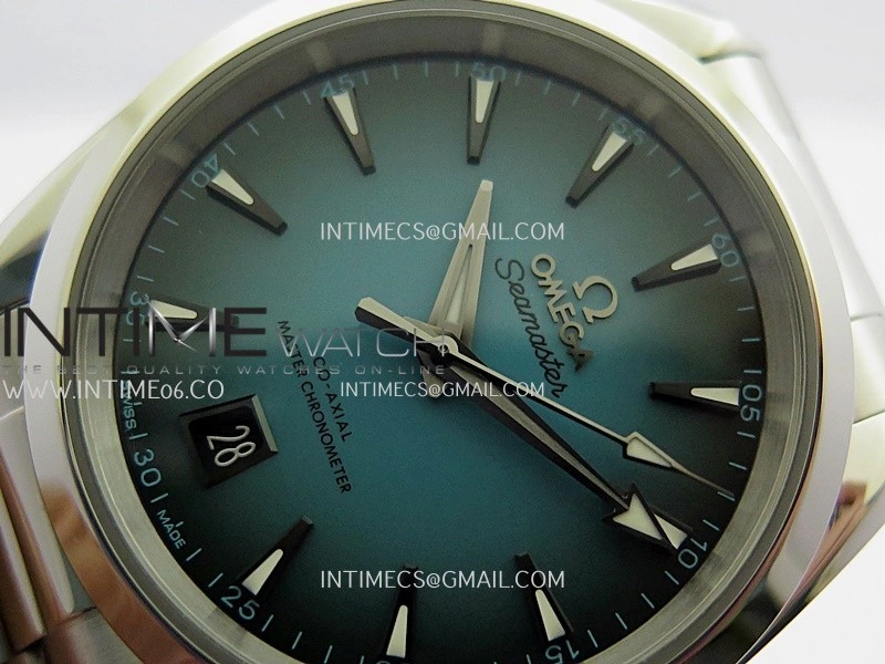 Aqua Terra 150M Master 38mm SS VSF 1:1 Best Edition Blue Ombre Dial On SS Bracelet Super Clone A8900