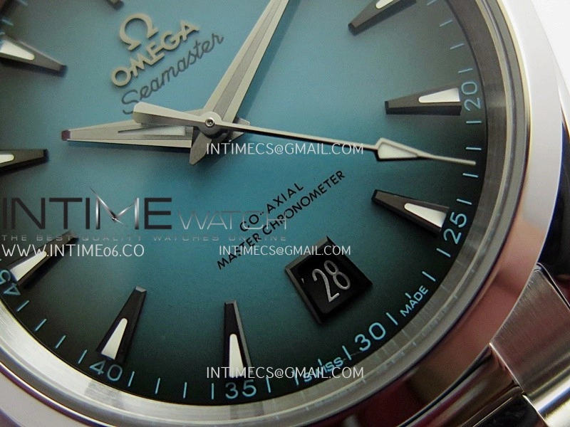Aqua Terra 150M Master 38mm SS VSF 1:1 Best Edition Blue Ombre Dial On SS Bracelet Super Clone A8900