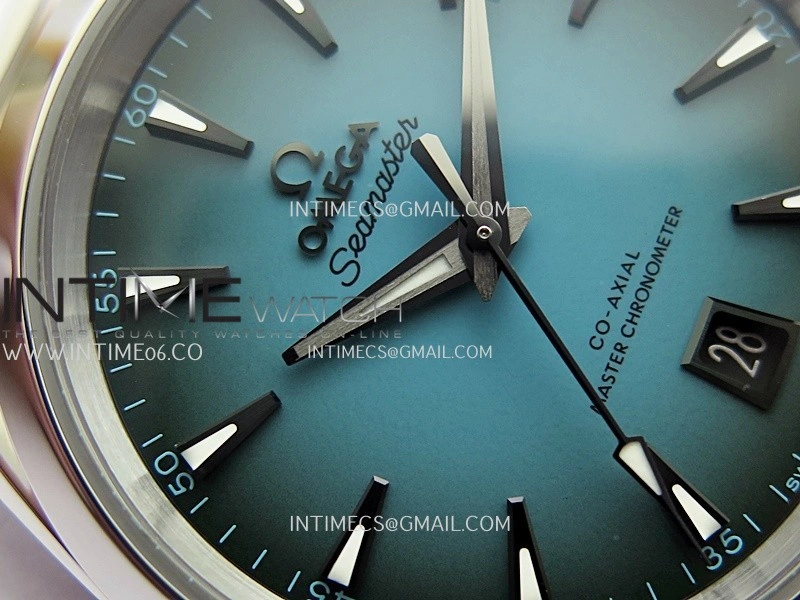 Aqua Terra 150M Master 38mm SS VSF 1:1 Best Edition Blue Ombre Dial On SS Bracelet Super Clone A8900