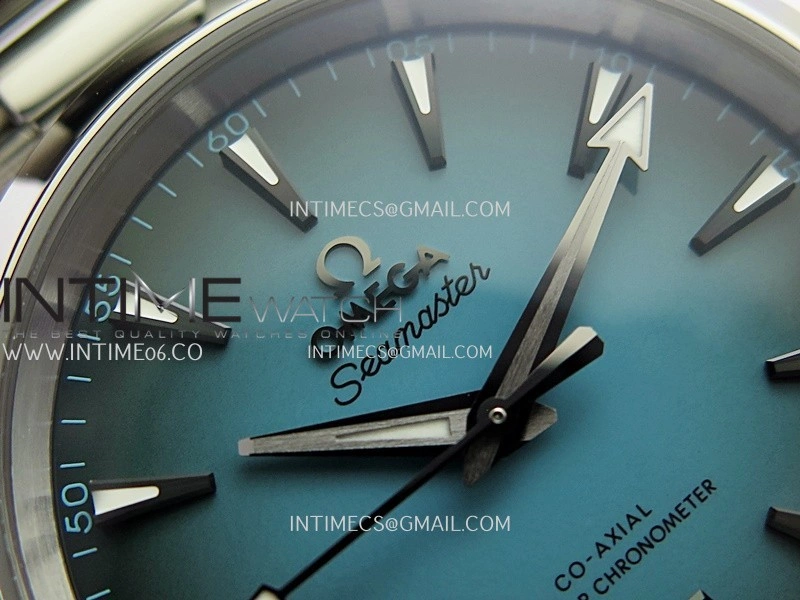 Aqua Terra 150M Master 38mm SS VSF 1:1 Best Edition Blue Ombre Dial On SS Bracelet Super Clone A8900