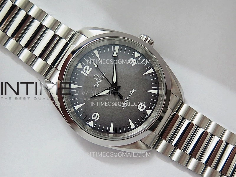 Aqua Terra 150M Master 38mm SS VSF 1:1 Best Edition Gray Ombre Dial On SS Bracelet Super Clone A8900