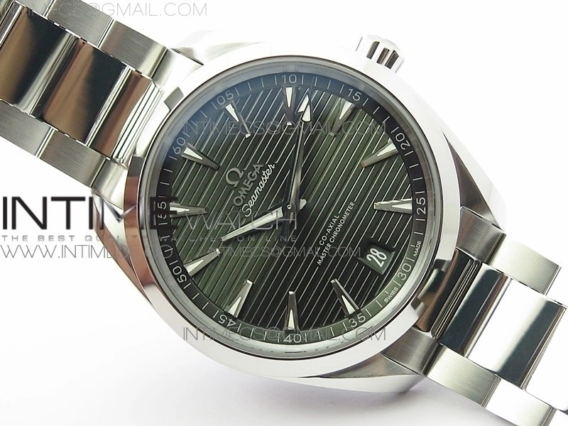 Aqua Terra 150M Master Chronometers VSF 1:1 Best Edition Green Dial on SS Bracelet A8900 Super Clone