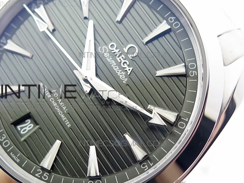 Aqua Terra 150M Master Chronometers VSF 1:1 Best Edition Green Dial on SS Bracelet A8900 Super Clone