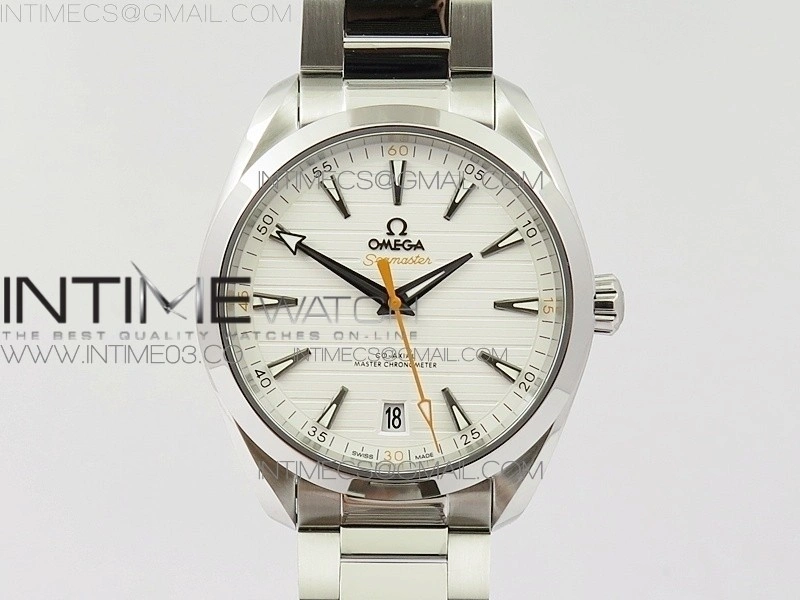 Aqua Terra 150M Master Chronometers VSF 1:1 Best Edition White Dial on SS Bracelet A8900 Super Clone