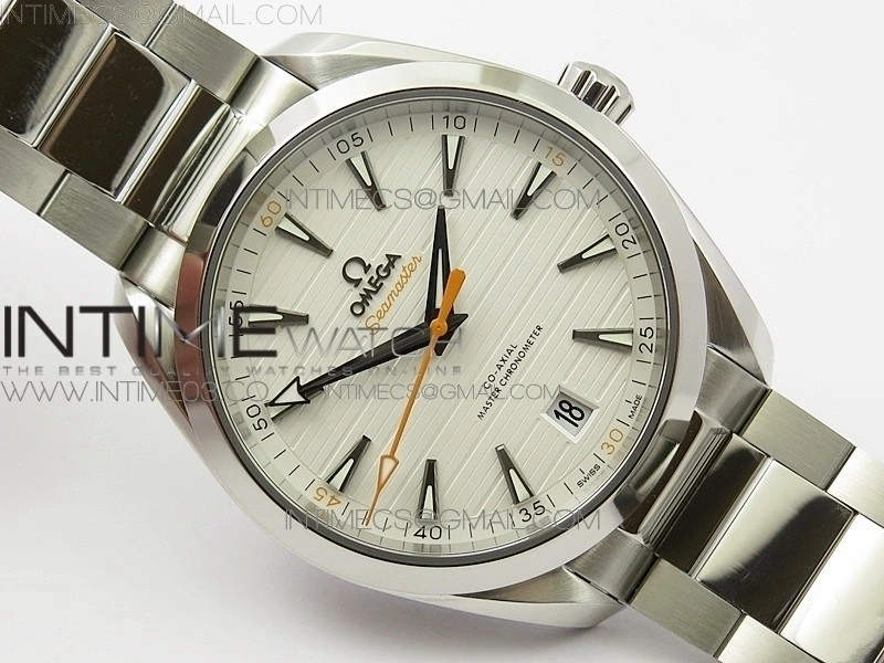 Aqua Terra 150M Master Chronometers VSF 1:1 Best Edition White Dial on SS Bracelet A8900 Super Clone