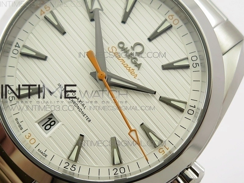 Aqua Terra 150M Master Chronometers VSF 1:1 Best Edition White Dial on SS Bracelet A8900 Super Clone