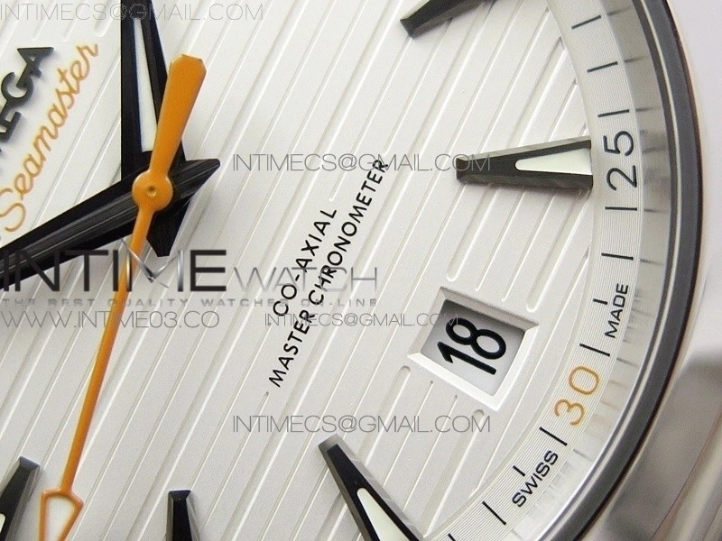 Aqua Terra 150M Master Chronometers VSF 1:1 Best Edition White Dial on SS Bracelet A8900 Super Clone