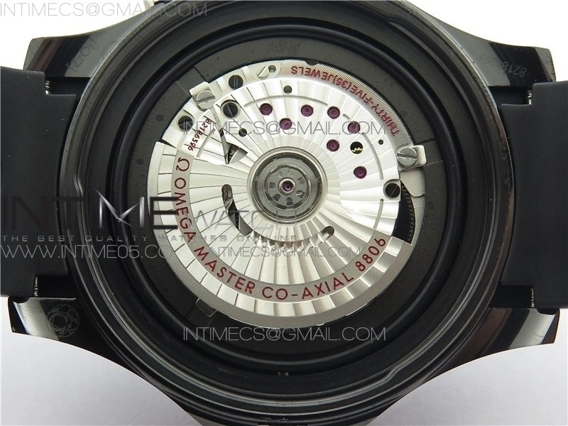 Seamaster Diver 300M Real Ceramic Case VSF 1:1 Best Edition on Black Rubber Strap A8806