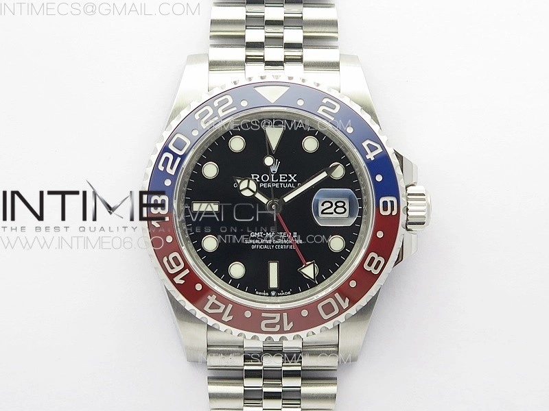 GMT Master II 126710 BLRO 904L SS VRF 1:1 Best Edition on Jubilee Bracelet VR3285 CHS V3