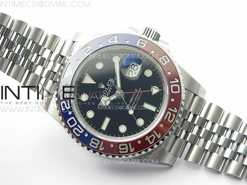 GMT Master II 126710 BLRO 904L SS VRF 1:1 Best Edition on Jubilee Bracelet VR3285 CHS V3