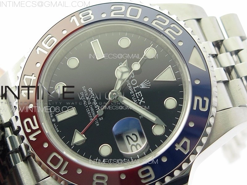 GMT Master II 126710 BLRO 904L SS VRF 1:1 Best Edition on Jubilee Bracelet VR3285 CHS V3