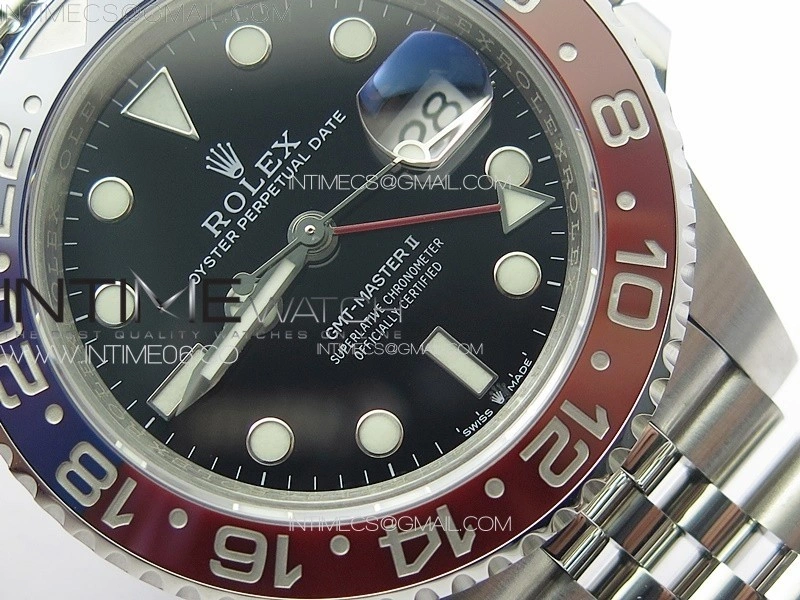 GMT Master II 126710 BLRO 904L SS VRF 1:1 Best Edition on Jubilee Bracelet VR3285 CHS V3
