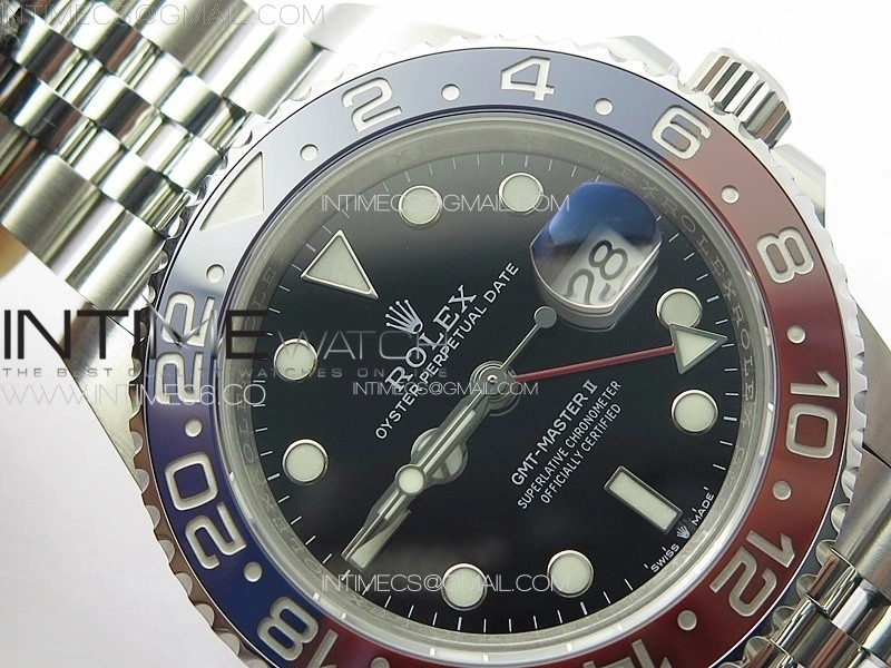 GMT Master II 126710 BLRO 904L SS VRF 1:1 Best Edition on Jubilee Bracelet VR3285 CHS V3