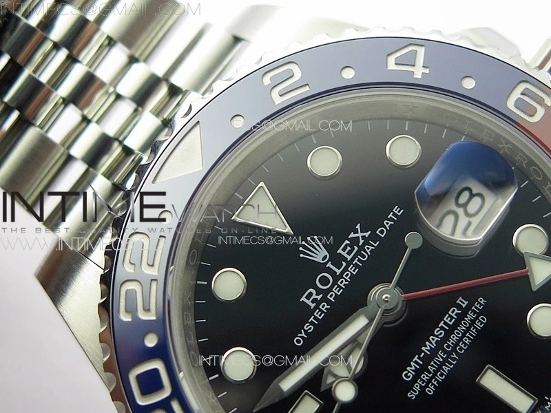 GMT Master II 126710 BLRO 904L SS VRF 1:1 Best Edition on Jubilee Bracelet VR3285 CHS V3