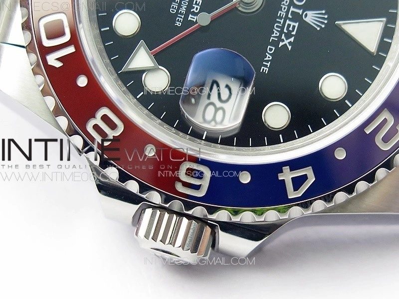 GMT Master II 126710 BLRO 904L SS VRF 1:1 Best Edition on Jubilee Bracelet VR3285 CHS V3