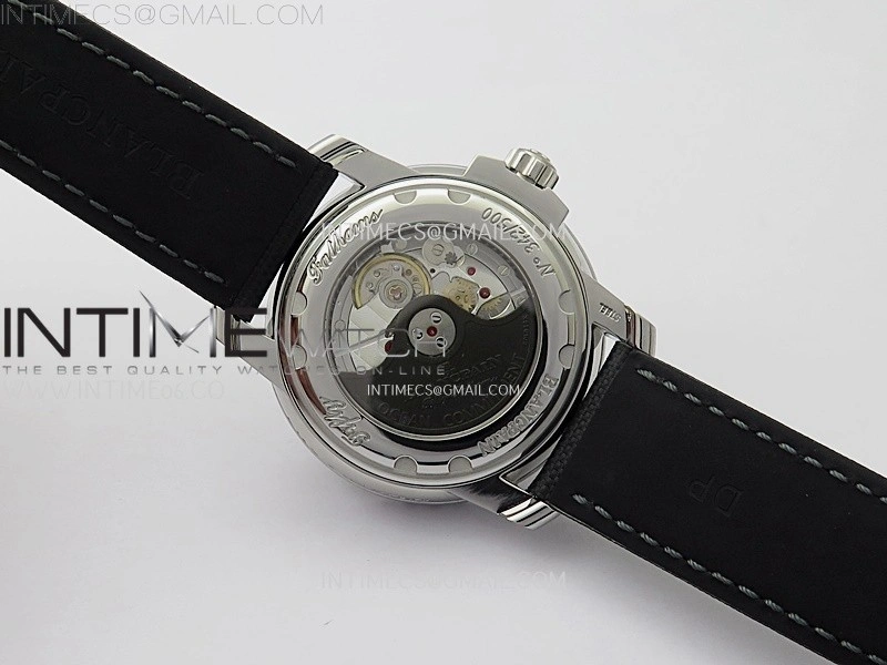 Fifty Fathoms 5008-1130-B52A SS ZF 1:1 Best Edition Black Dial on Black Nylon Strap A1151