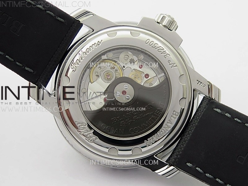 Fifty Fathoms 5008-1130-B52A SS ZF 1:1 Best Edition Black Dial on Black Nylon Strap A1151