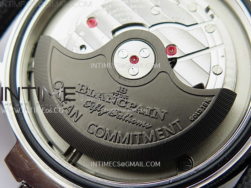Fifty Fathoms 5008-1130-B52A SS ZF 1:1 Best Edition Black Dial on Black Nylon Strap A1151