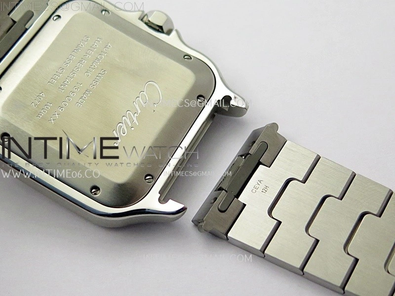 Santos de Cartier 40mm SS BVF 1:1 Best Edition Blue Dial on SS SmartLinks Bracelet MIYOTA 9015