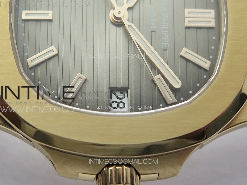 Nautilus 5711 1R PPF 1:1 Best Edition Brown Textured Dial on Brown Rubber Strap 324CS