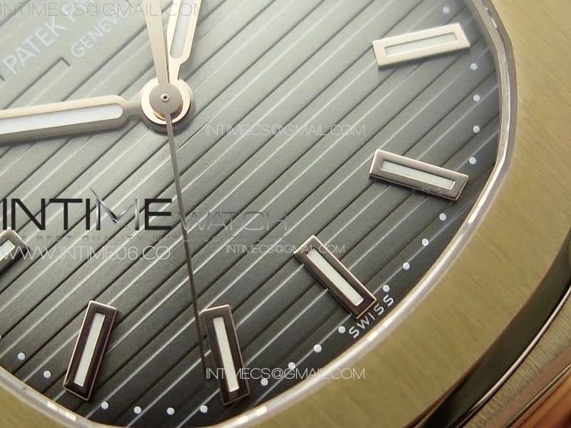 Nautilus 5711 1R PPF 1:1 Best Edition Brown Textured Dial on Brown Rubber Strap 324CS