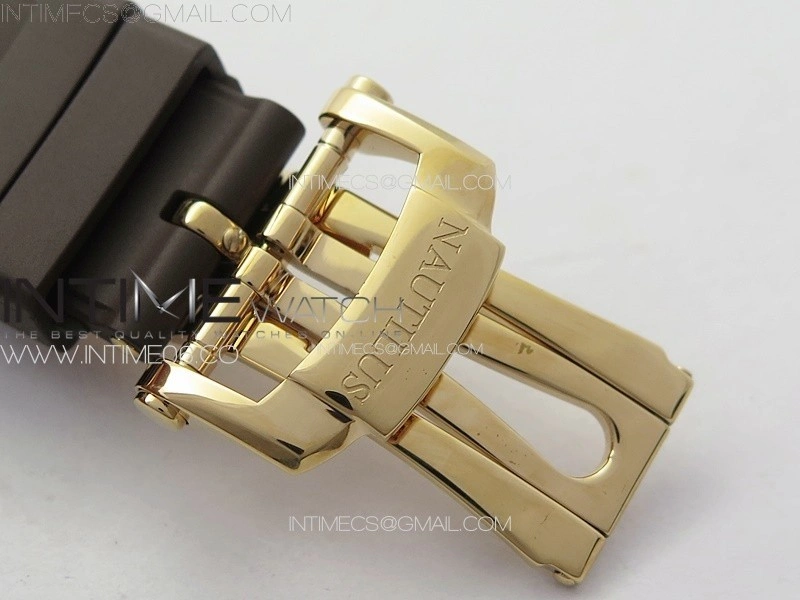 Nautilus 5711 1R PPF 1:1 Best Edition Brown Textured Dial on Brown Rubber Strap 324CS