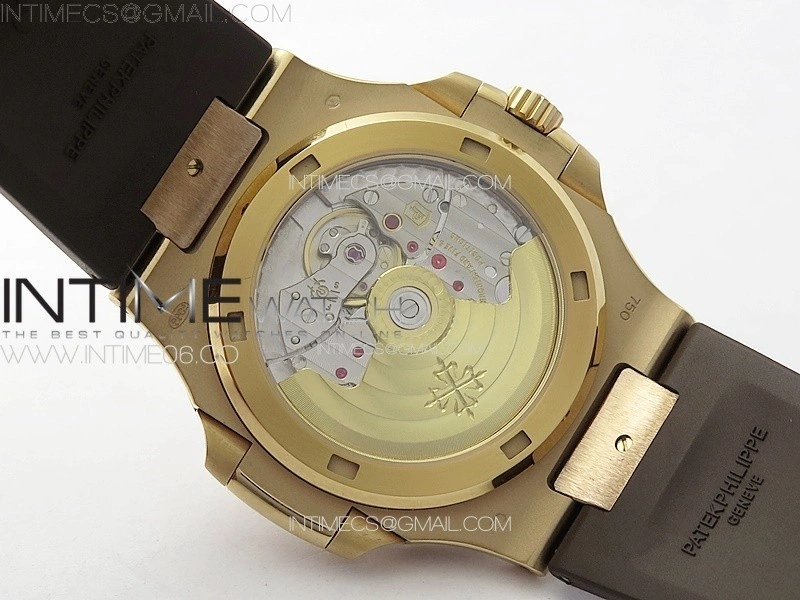 Nautilus 5711 1R PPF 1:1 Best Edition Brown Textured Dial on Brown Rubber Strap 324CS