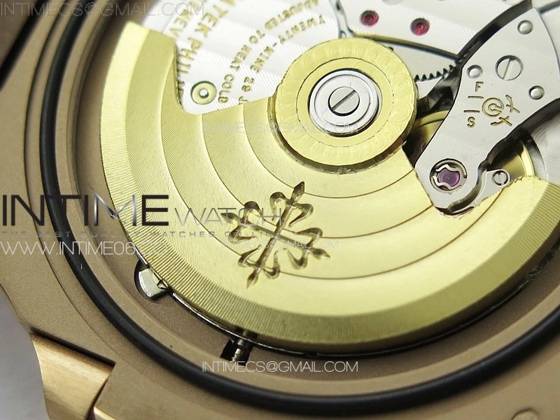 Nautilus 5711 1R PPF 1:1 Best Edition Brown Textured Dial on Brown Rubber Strap 324CS