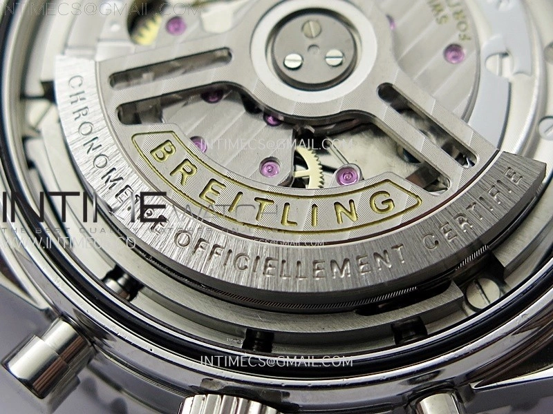 Navitimer B01 43mm SS B50 Best Edition White Dial Black Subdial On SS Bracelet A7750