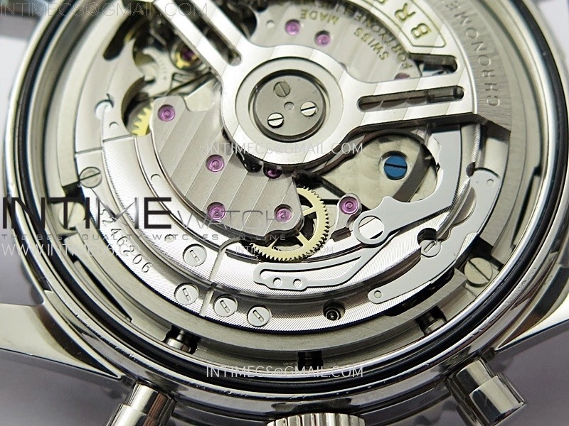 Navitimer B01 43mm SS B50 Best Edition White Dial Black Subdial On SS Bracelet A7750