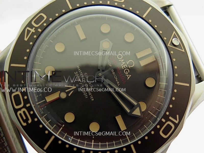 Seamaster 300 "No Time to Die" Titanium ORF 1:1 Best Edition On Titanium Mesh Bracelet SA8806 Super Clone
