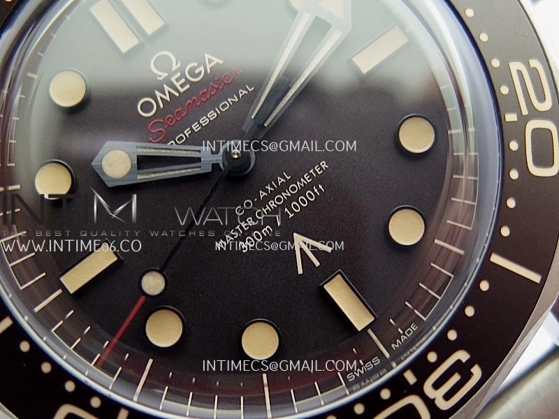 Seamaster 300 "No Time to Die" Titanium ORF 1:1 Best Edition On Titanium Mesh Bracelet SA8806 Super Clone