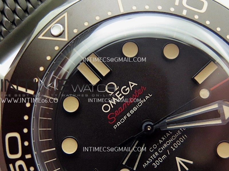 Seamaster 300 "No Time to Die" Titanium ORF 1:1 Best Edition On Titanium Mesh Bracelet SA8806 Super Clone