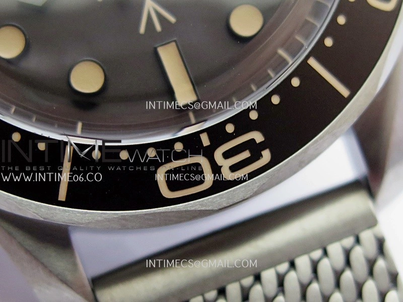 Seamaster 300 "No Time to Die" Titanium ORF 1:1 Best Edition On Titanium Mesh Bracelet SA8806 Super Clone