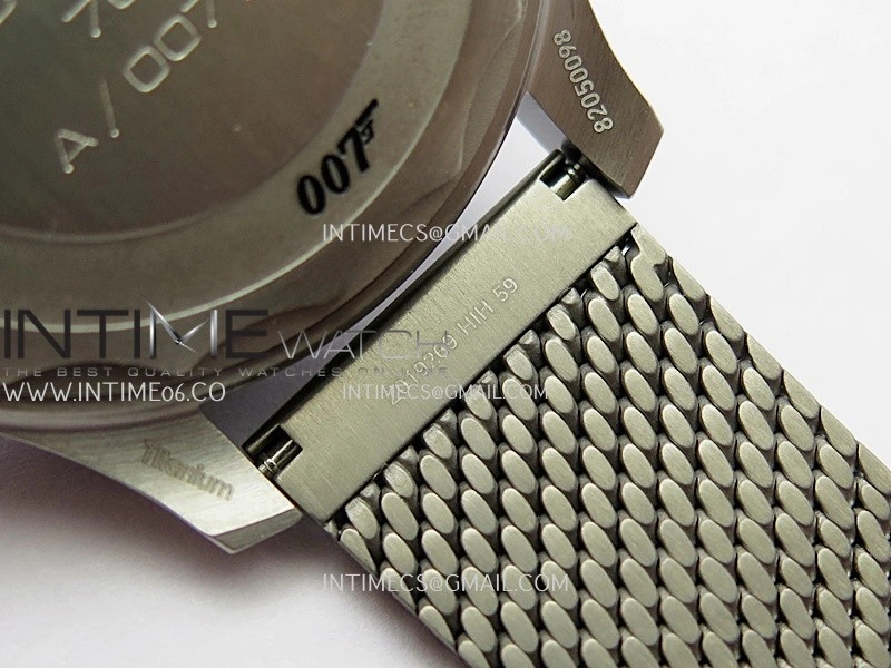 Seamaster 300 "No Time to Die" Titanium ORF 1:1 Best Edition On Titanium Mesh Bracelet SA8806 Super Clone