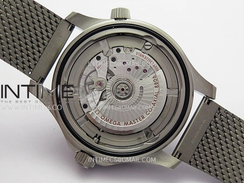 Seamaster 300 "No Time to Die" Titanium ORF 1:1 Best Edition On Titanium Mesh Bracelet SA8806 Super Clone