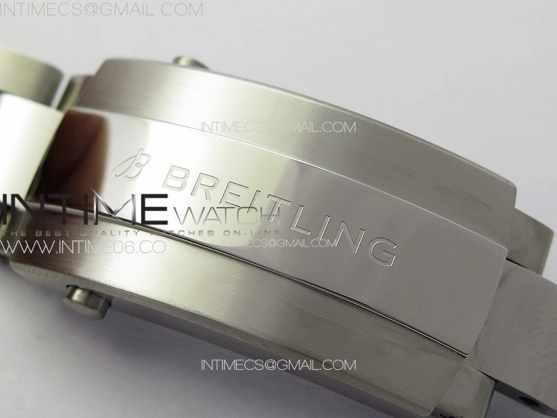 SuperOcean Automatic 44 Black Ceramic Bezel TF 1:1 Best Edition Blue Dial on SS Bracelet A2824