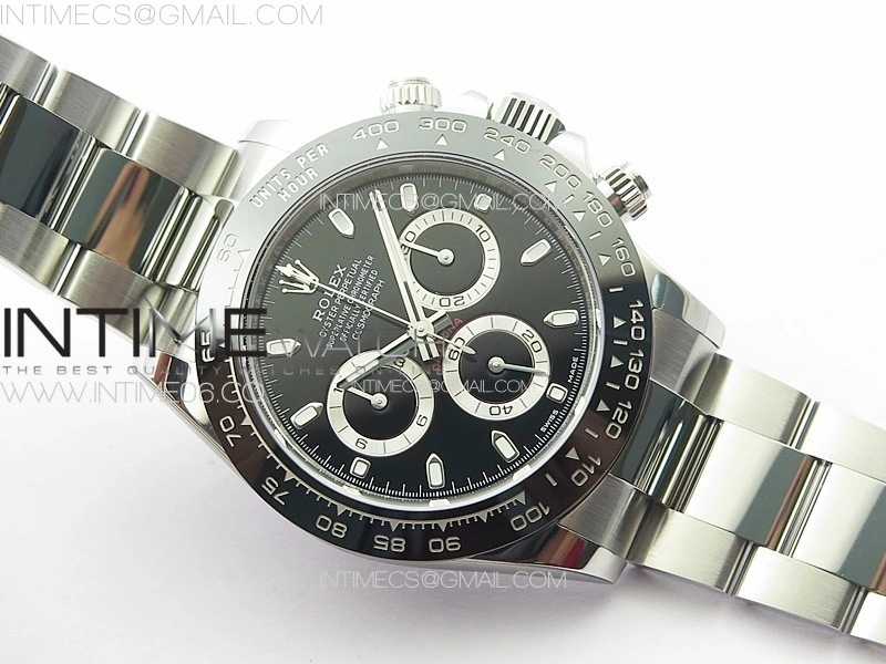 Daytona 116500LN BTF 1:1 Best Edition Black Dial on 904L SS Case and Bracelet SA4130