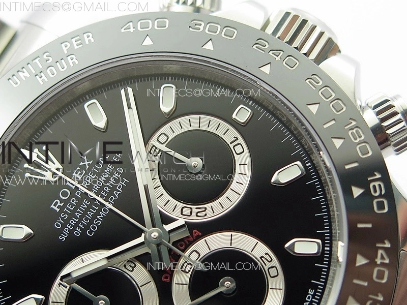 Daytona 116500LN BTF 1:1 Best Edition Black Dial on 904L SS Case and Bracelet SA4130