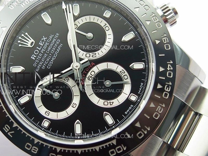 Daytona 116500LN BTF 1:1 Best Edition Black Dial on 904L SS Case and Bracelet SA4130